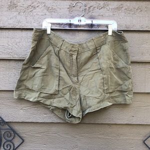Loft green shorts